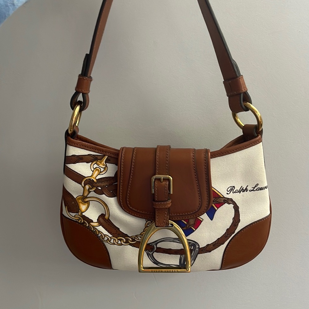 ralph lauren detailed handbag